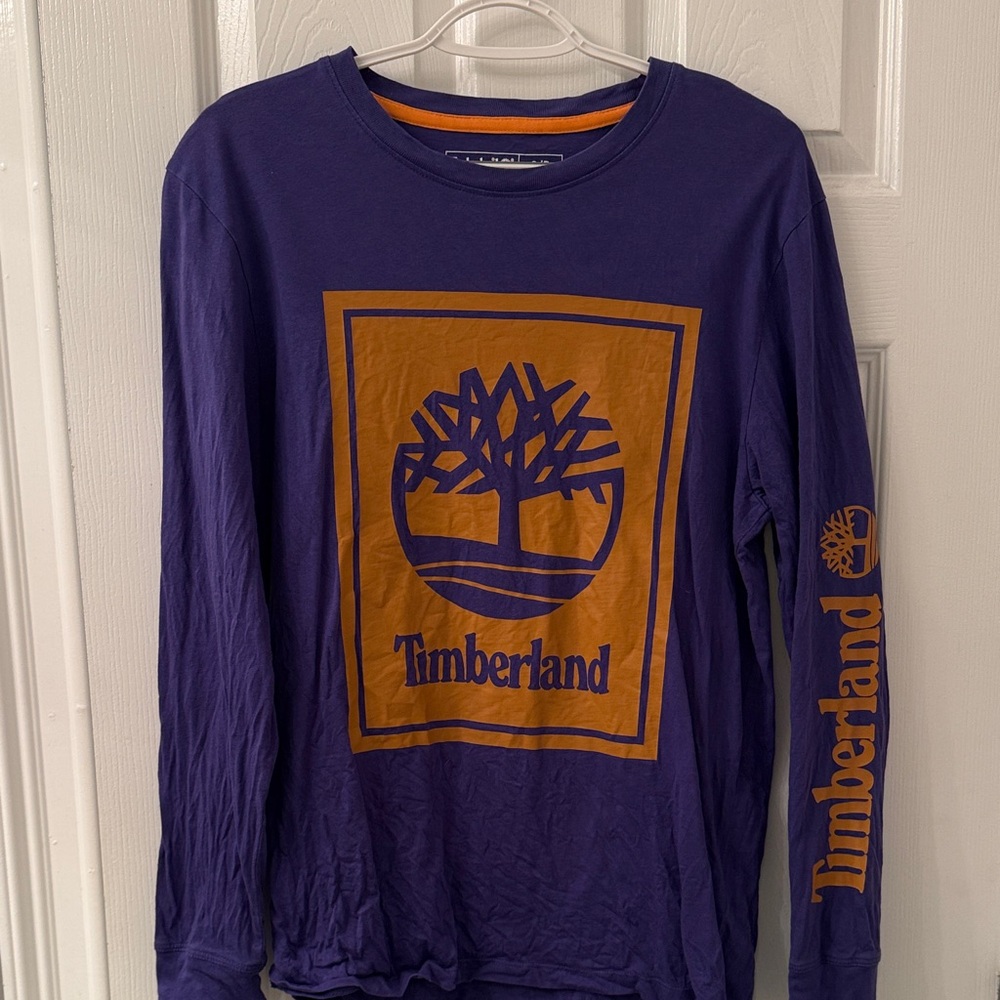 Timberland Purple Long Sleeve Shirt – Men’s Small
